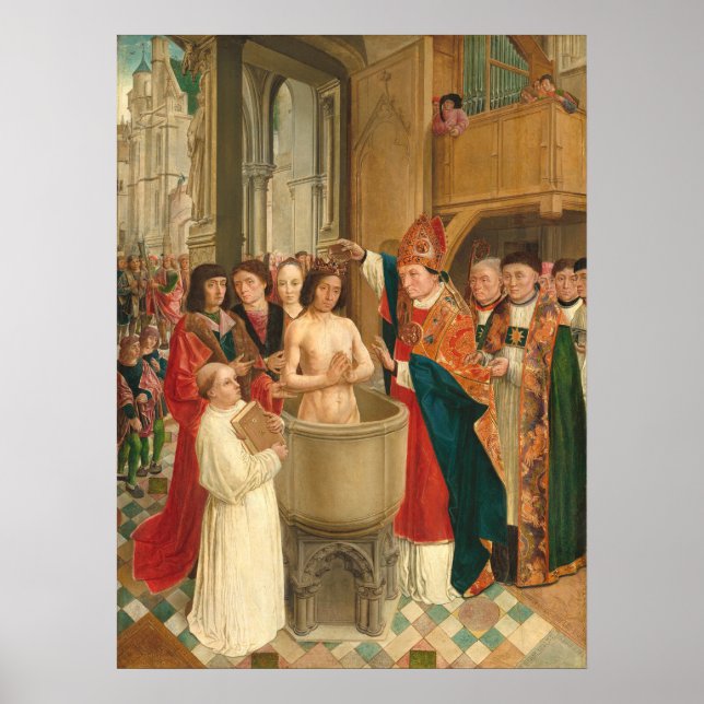 Taufe von Clovis - Saint Giles Fine Art Poster (Vorne)