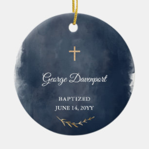 Taufen Geschenk für Junge - Geschenk für maßgeschn Keramik Ornament