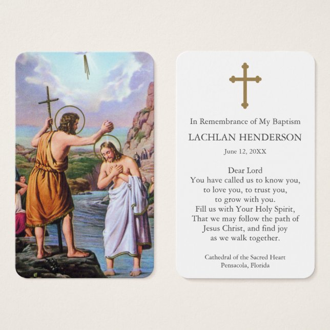 Taufgebet | Taufe am Jordanien (Vorne & Hinten)