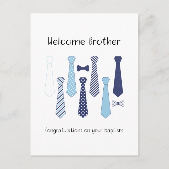 Taufgeld für JW Bruder Postcard Postkarte (Vorderseite)