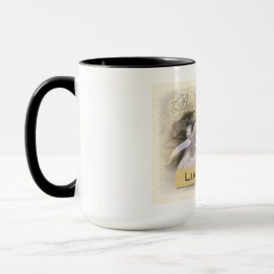 Taufgeschenk für Baby neutral, anpassbarer Name, L Tasse