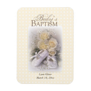 Taufgeschenk für Baby Neutral , Anpassbarer Name Magnet