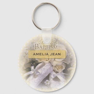 Taufgeschenk für Baby Neutral, Maßanfertigung, Per Schlüsselanhänger