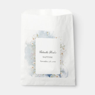 Taufgeschenktüten mit Blumen und Kreuz Geschenktütchen