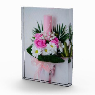Taufkerze Fotoblock
