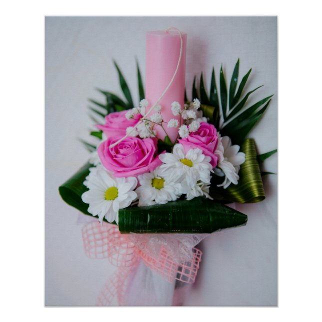 Taufkerze Poster (Vorderseite)