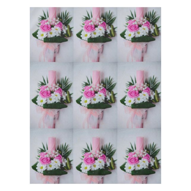 Taufkerze Tischdecke (Vorderseite)