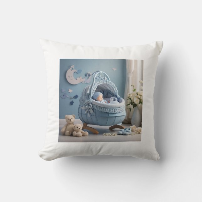 Taufkissen für Jungen Kissen (Vorderseite)