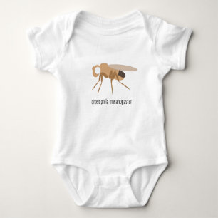 Taufliege-Baby-Bodysuit (weißes Auge) Baby Strampler