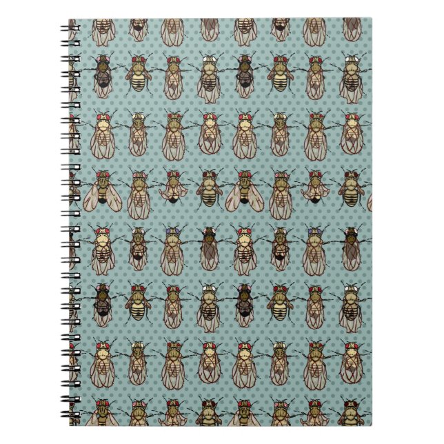 Taufliegemutanten Notizblock (Vorderseite)