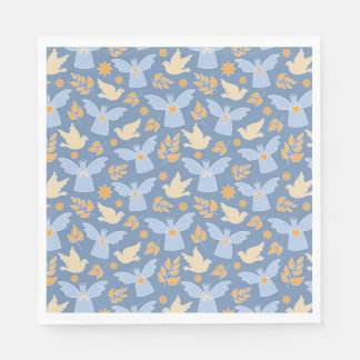 Taufpapier Dove and Angel Serviette
