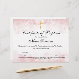 Taufschein, Baby Dedication