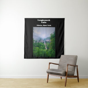 TAUGHANNOCK FALLS ITHACA NEW YORK TAPESTRY WANDTEPPICH