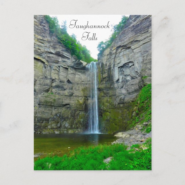 TAUGHANNOCK FALLS Postkarte (Vorderseite)