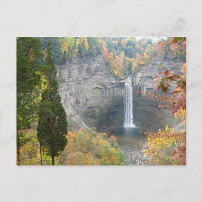 Taughannock Falls Postkarte (Vorderseite)