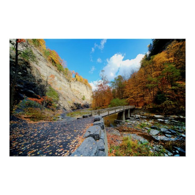 Taughannock Falls Staat Park Poster (Vorderseite)