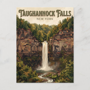 Taughannock Falls State Park Trumansburg New York Postkarte