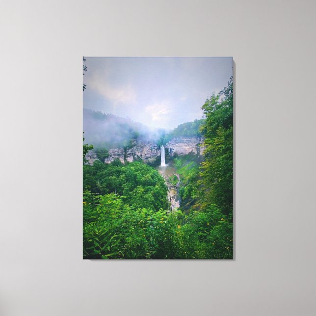 TAUGHANNOCK FALLT ITHACA CANVAS DRUCKEN LEINWANDDRUCK (Vorderseite)