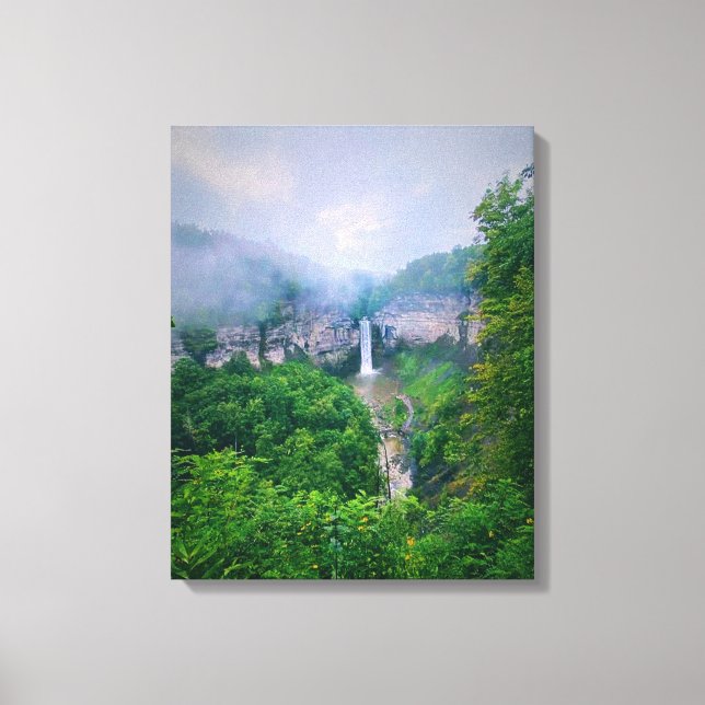 TAUGHANNOCK FALLT ITHACA CANVAS DRUCKEN LEINWANDDRUCK (Vorderseite)