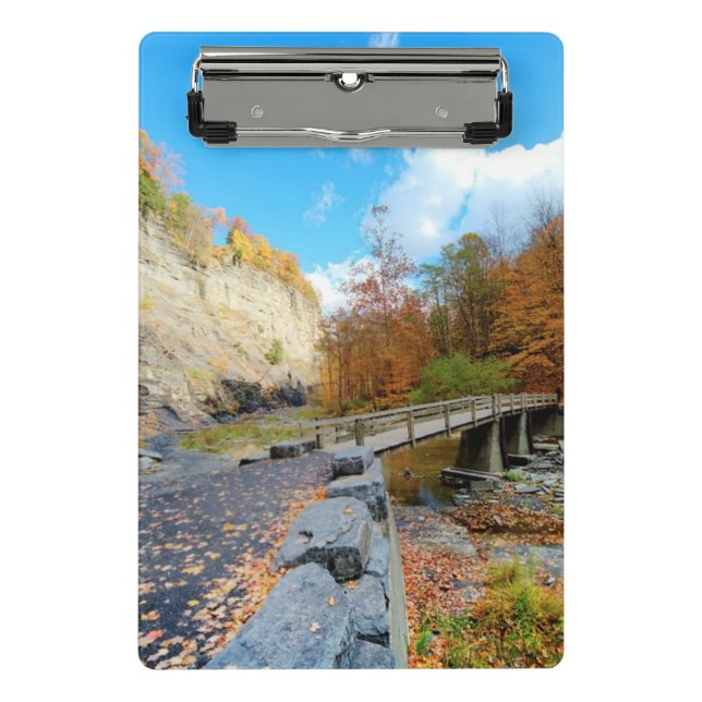 Taughannock fällt Staats-Park Mini Klemmbrett (Vorderseite)