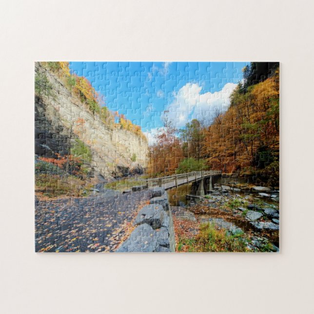 Taughannock fällt Staats-Park Puzzle (Horizontal)