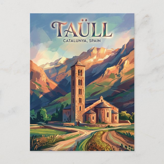 Taüll Spanien Postkarte (Vorderseite)