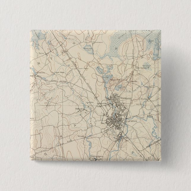 Taunton, Massachusetts Button (Vorderseite)