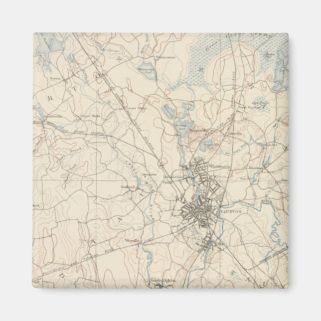 Taunton, Massachusetts Magnet (Vorne)