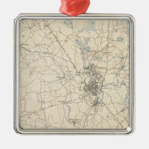 Taunton, Massachusetts Ornament Aus Metall