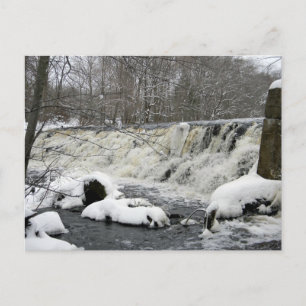 Taunton River Waterfall Postkarte