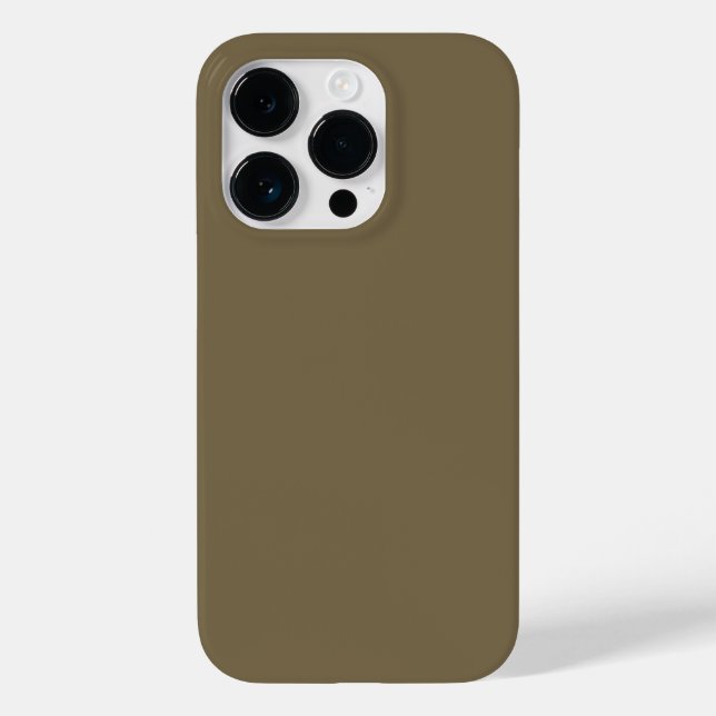 Taupe Background zu, wenn Sie möchten Case-Mate iPhone Hülle (Rückseite)