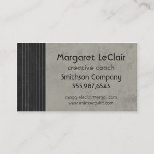 Taupe Beige Beruflich / Creative Business Card Visitenkarte