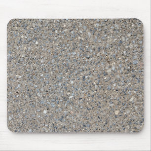 Taupe Beton Zement Blauer Aggregatweg Mousepad