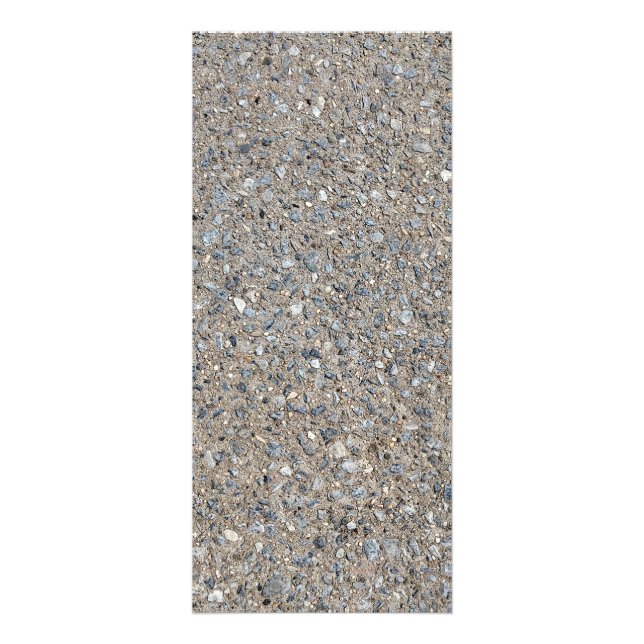 Taupe Beton Zement Blauer Aggregatweg Werbekarte (Vorne)
