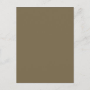 Taupe braune Farbe Hintergrund anpassbar Postkarte
