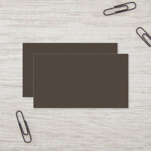 Taupe Business Card Visitenkarte