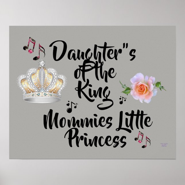 Taupe Daughters' of the King Poster (Vorne)
