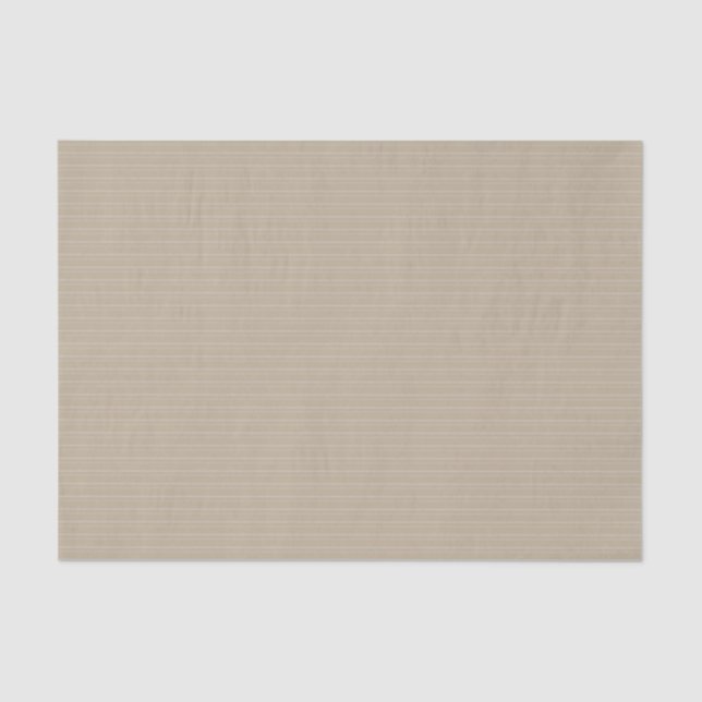 Taupe Faint Button Striptepapier Seidenpapier (Vorderseite)