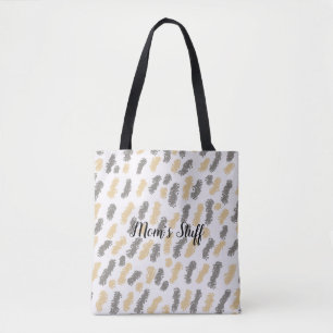 Taupe Gray Abstrakt DesignTote by © Cathy Thompson