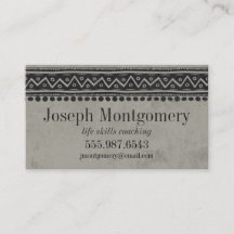 Taupe Gray Berufliche Termine Business Card