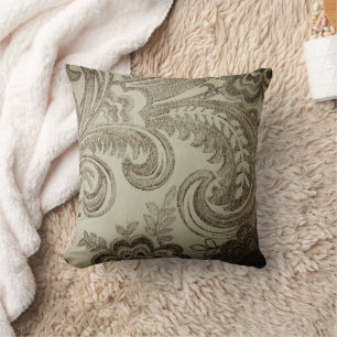 Taupe iraki Paisley Classic   Kissen