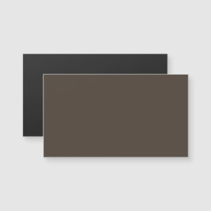 Taupe Magnetic Business Card Magnetkarte