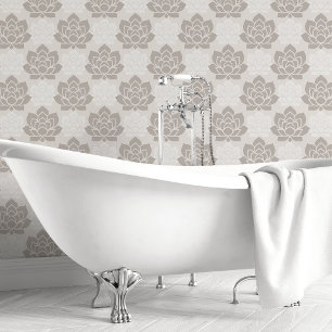 Taupe Sophisticent Succulent Tapete