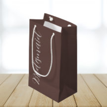 Taupe Stylisierte SkriptWedding Bridesmaid