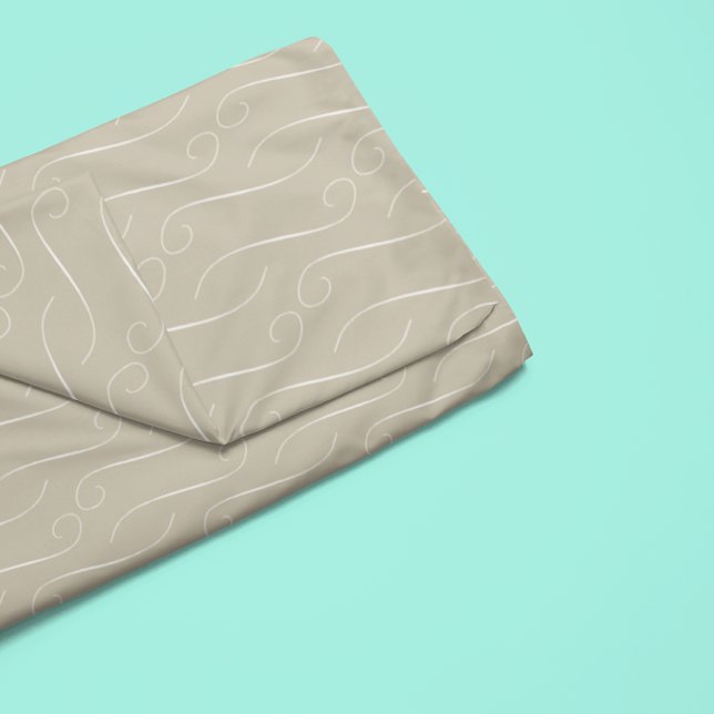 Taupe Wirbel Tischdecke (Von Creator hochgeladen)