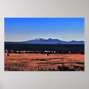 Taupo und Tongariro Poster