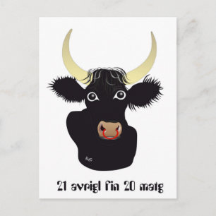 Taur 21 avrigl fin 20 matg Postkarte