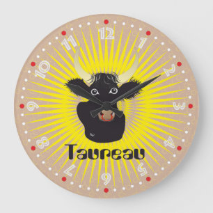 Taureau 21 avril au 20 mai Horloges Große Wanduhr