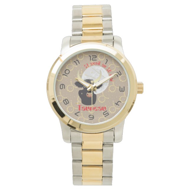 Taureau 21 avril au 20 mai Montres Armbanduhr (Vorderseite)