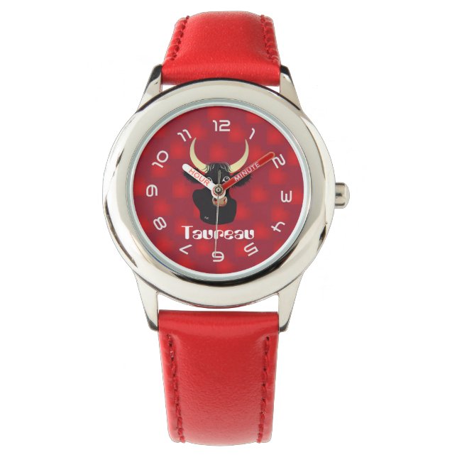 Taureau 21 avril au 20 mai Montres Armbanduhr (Vorderseite)